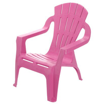 Dětská plastová židlička Riga růžová, 33 x 44 x 37 cm