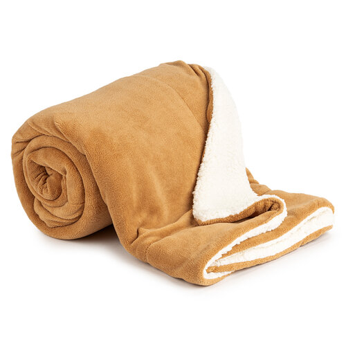 4Home gyapjú hatású pléd barna, 150 x 200 cm