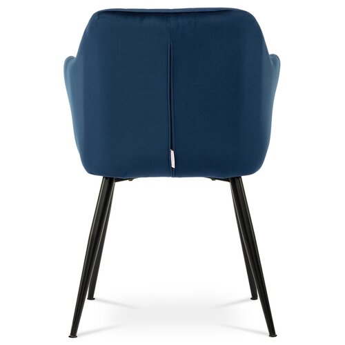 Krzesło do jadalni PIKA BLUE4, niebieskie