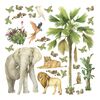 Samolepilna dekoracija Jungle, 30 x 30 cm