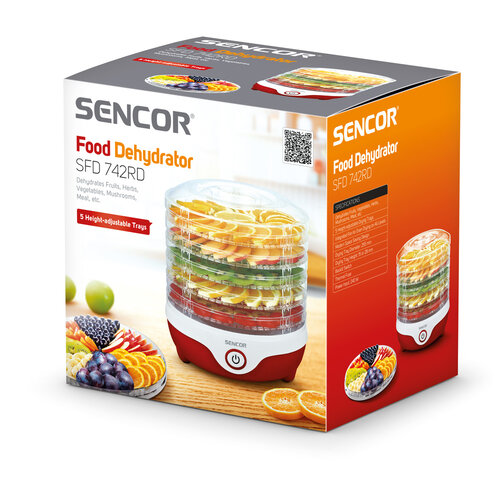 Sencor SFD 742RD gyümölcs-szárító
