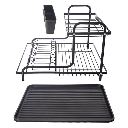 Orion Drutowany ociekacz z tacą Radka, 2 poziomy,42,5 x 32 x 29 cm