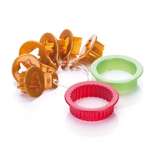 Tescoma Delicia Plätzchen-Ausstechformen Mit Stempel, 4-teiliges Set Für Weihnachtsgebäck