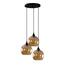 Lampa wisząca Gold - 021, złota-czarna