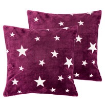 4Home Povlak na polštářek Stars violet, 40 x 40 cm, sada 2 ks