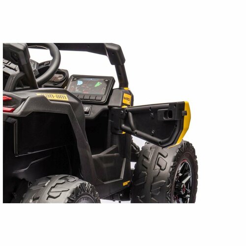 Baby Mix Detské elektrické autíčko Buggy Horne, žltá