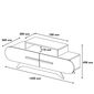 Stolik pod telewizor Rose Walnut White