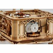 RoboTime 3D drevené mechanické puzzle Gramofón (ručný pohon)