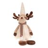 Decorațiune de Crăciun Ren, înălțime 32 cm, așezat, bej/maro