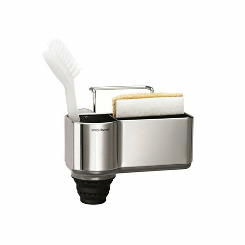 Simplehuman Suport pentru burete și perie, inox