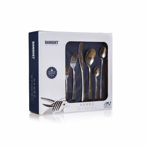 Banquet Edelstahl-Besteck NAMBO, 48 Teile