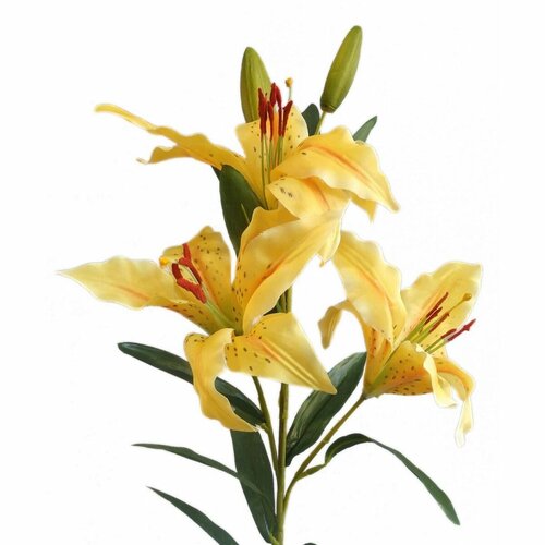 Umetna cvetlica Lilija, rumena