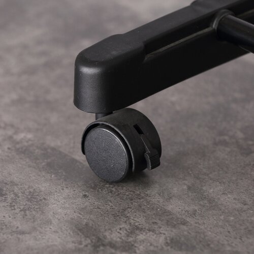 Stojan na oblečenie GD-157 BK chróm/čierna, 74 x 157 cm