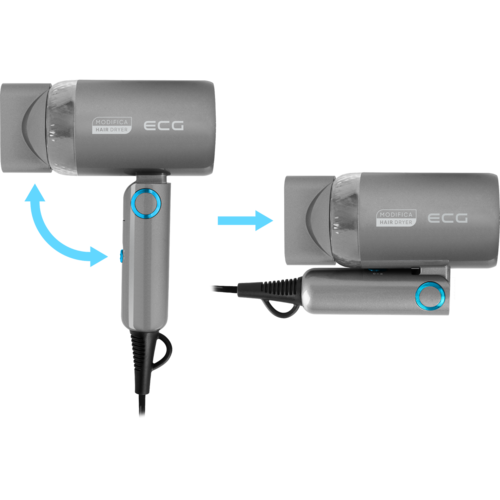 Suszarka do włosów ECG Modifica Grigio Piccolo
