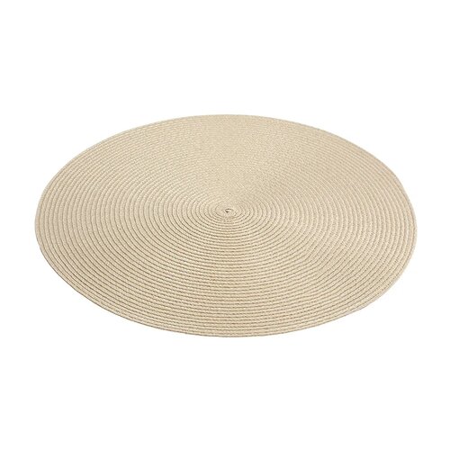 Altom Tischset Straw Beige, Durchmesser 38 cm, Set 4 St.