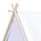 Bino Cort pentru copii Little house alb, 125 x 92x 95 cm
