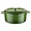 LAVA Metal Oală din fontă, diametru 28 cm, verde,6,7 l