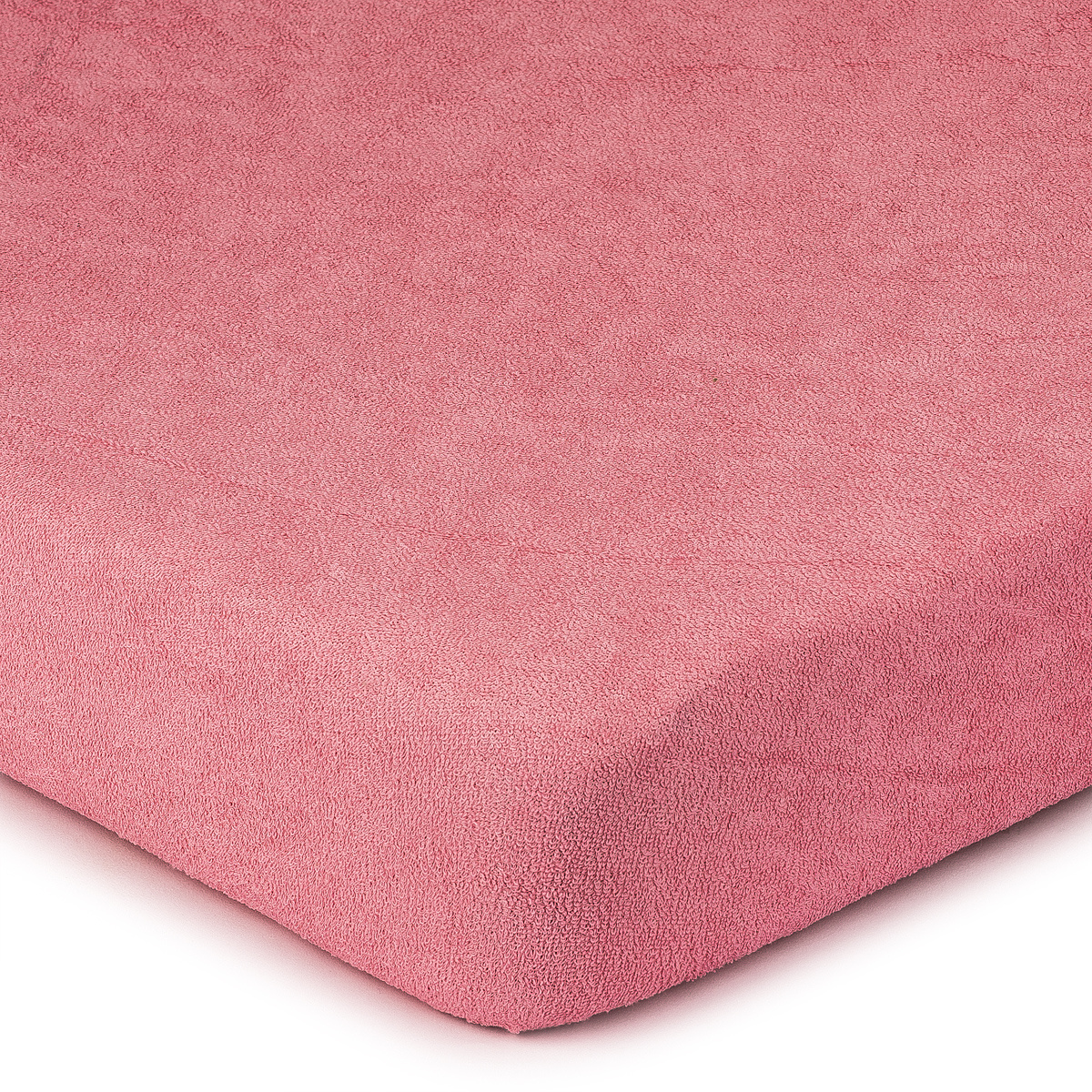 Cearșaf de pat 4Home din frotir, roz, 160 x 200 cm 160