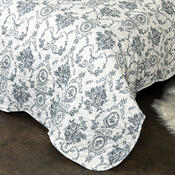 Cuvertura de pat 4Home Blue Patrones, 220 x 240 cm, 2 buc. 50 x 70 cm