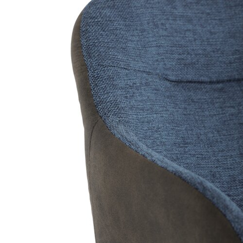 Set de scaune de sufragerie cu mecanism deîntoarcere DCH-Y1143 BLUE2, 2 buc.