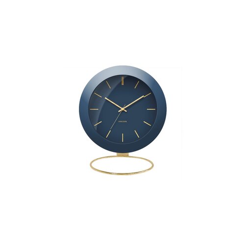 Karlsson KA5833BL Dizajnové stolné hodiny, 10,5 cm