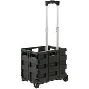 Keeeper Összecsukható bevásárlókocsi Olli 45 l Black