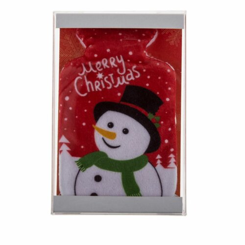 Zahřívací gelový polštářek s fleecovým obalem Merry Christmas