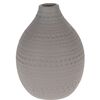 Asuan kerámia váza, barna, 17,5 cm