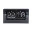 Karlsson 5976BK Design fali/asztali billenő óra,fekete, 21 cm