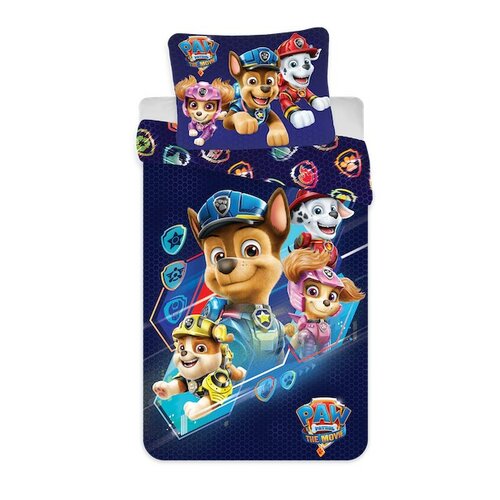 Obrázok Obliečky PAW Patrol - Labková patrola 21 140x200 70x90 cm 100% Bavlna Jerry Fabrics