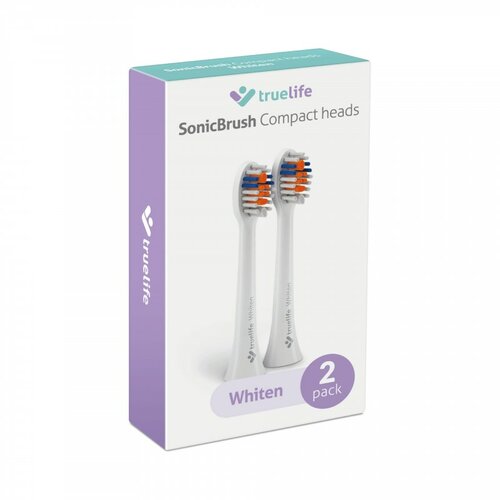 TrueLife Náhradní hlavice na SonicBrush Compact - series heads Whiten white, 2 szt.